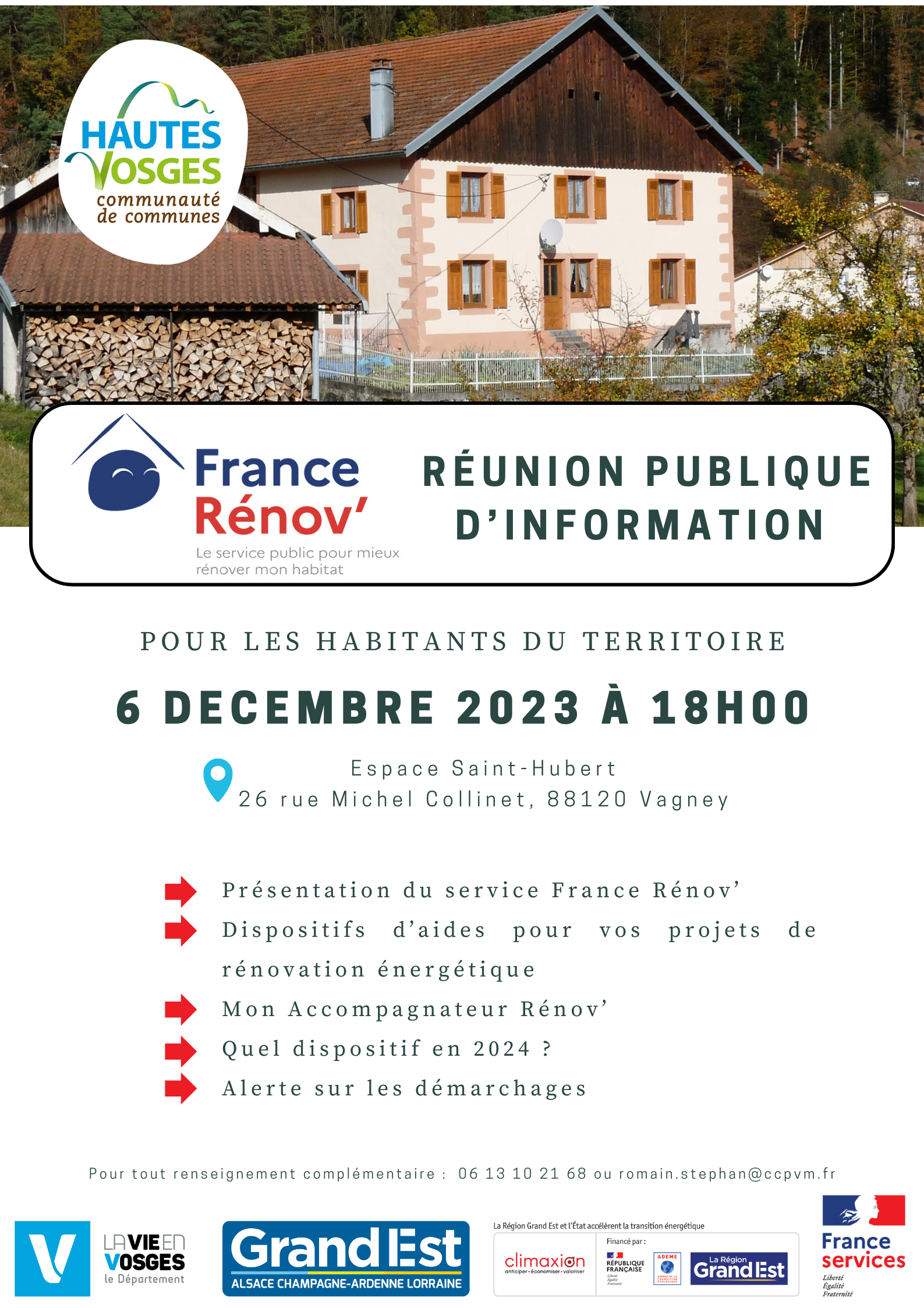 Réunion France Rénov' CCHV